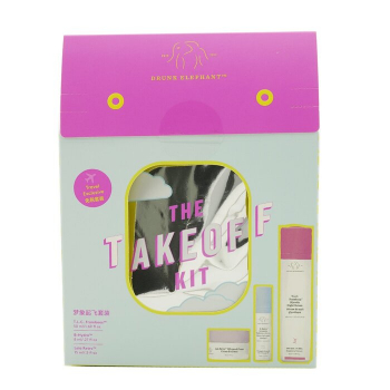 Drunk Elephant O Kit TakeOff: TLC Framboos Night Serum 50ml  B-Hydra Serum 8ml  Lala Retro Chantilly 15ml  3pcs