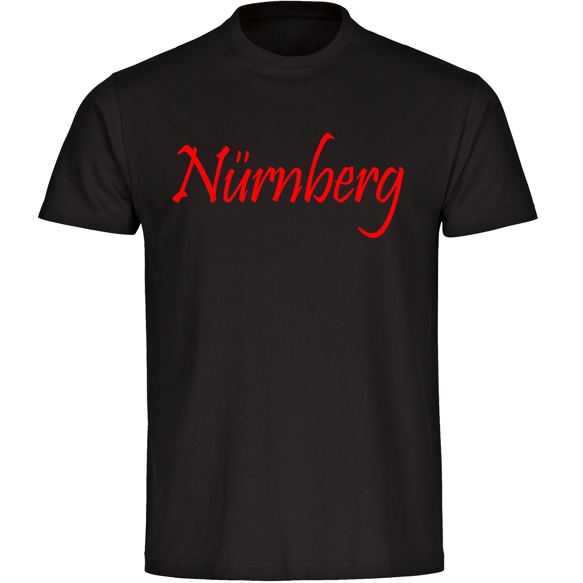 multifanshop® Kinder T-Shirt - Nürnberg - Schriftzug - Druck rot