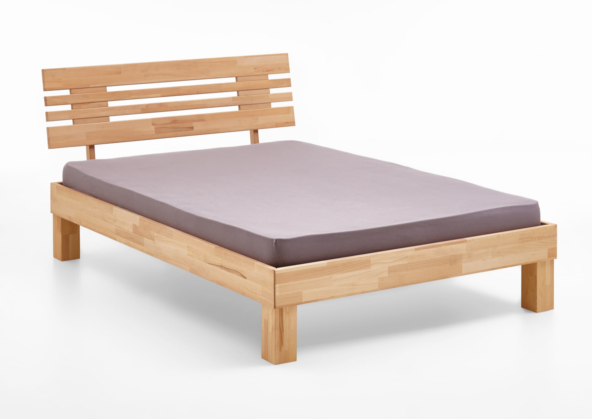 Relita - Futonbett ELISABETH 90 x 200 cm Buche massiv geölt