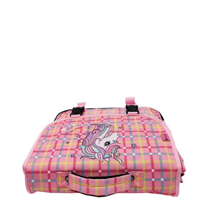 Cartable scolaire Romantique licorne 35 cm Rose