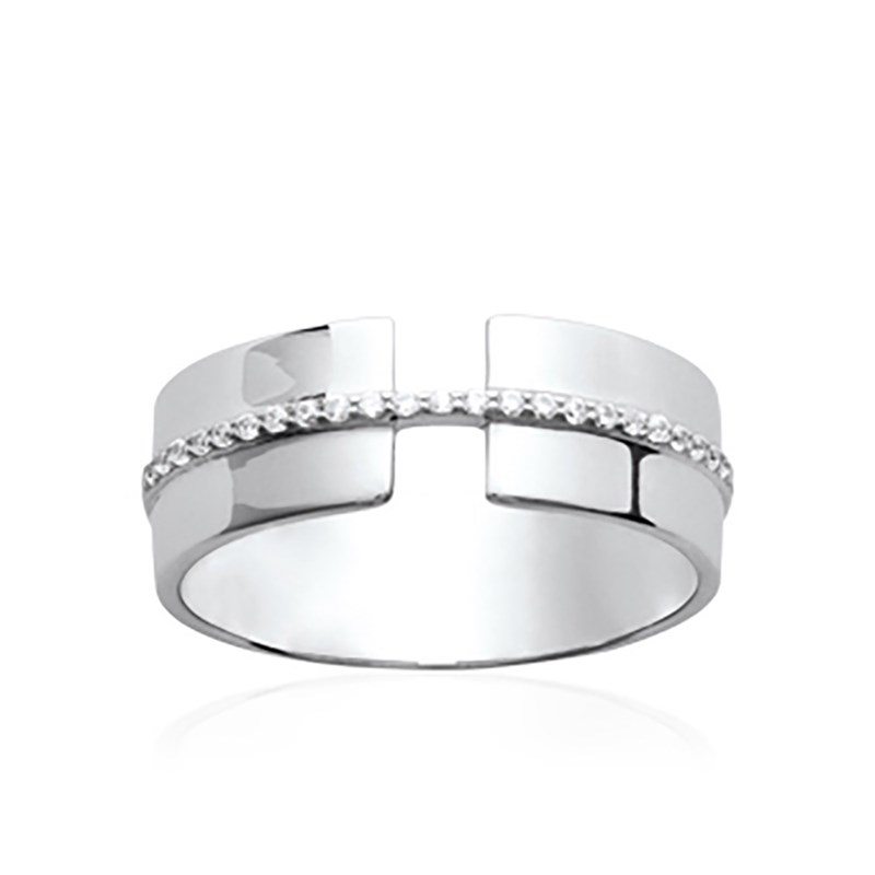 Bague Femme - Argent 925 - Oxyde de zirconium