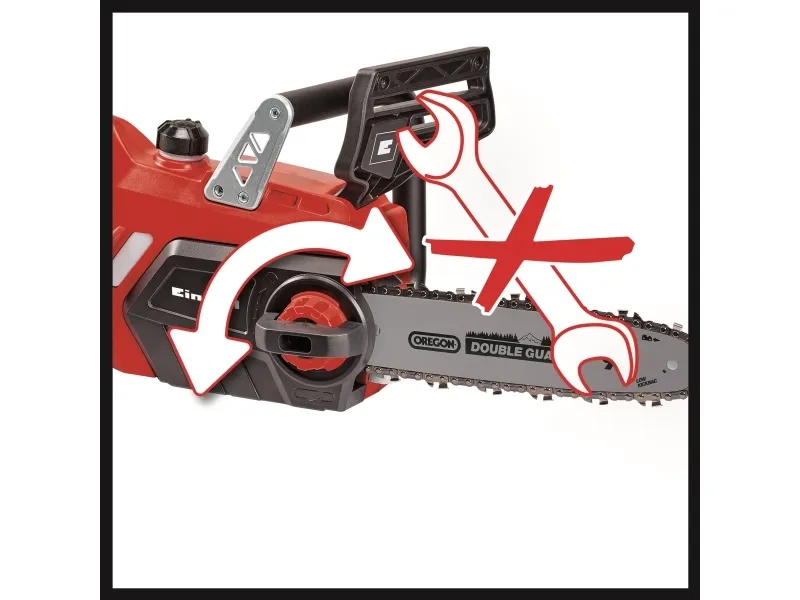 Einhell GE-LC 18/25-1 Li Kit, 25 cm, 23 cm, 4,5 m/s, Sort, Rød, Batteri, 3000 At