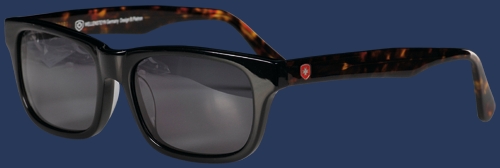 Sonnenbrille Monsieur Grand Acetat, Black/Havanna