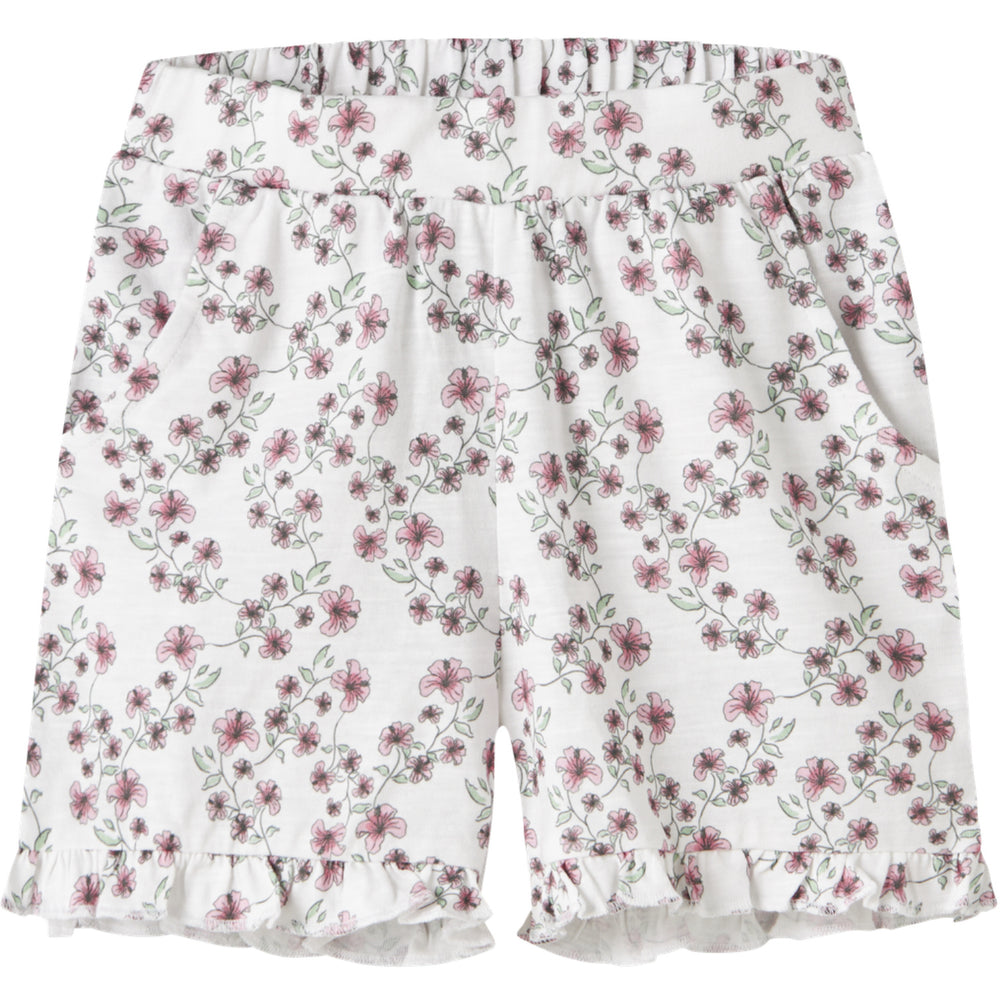 Køb Name It Bright White Nmfhailedo Shorts