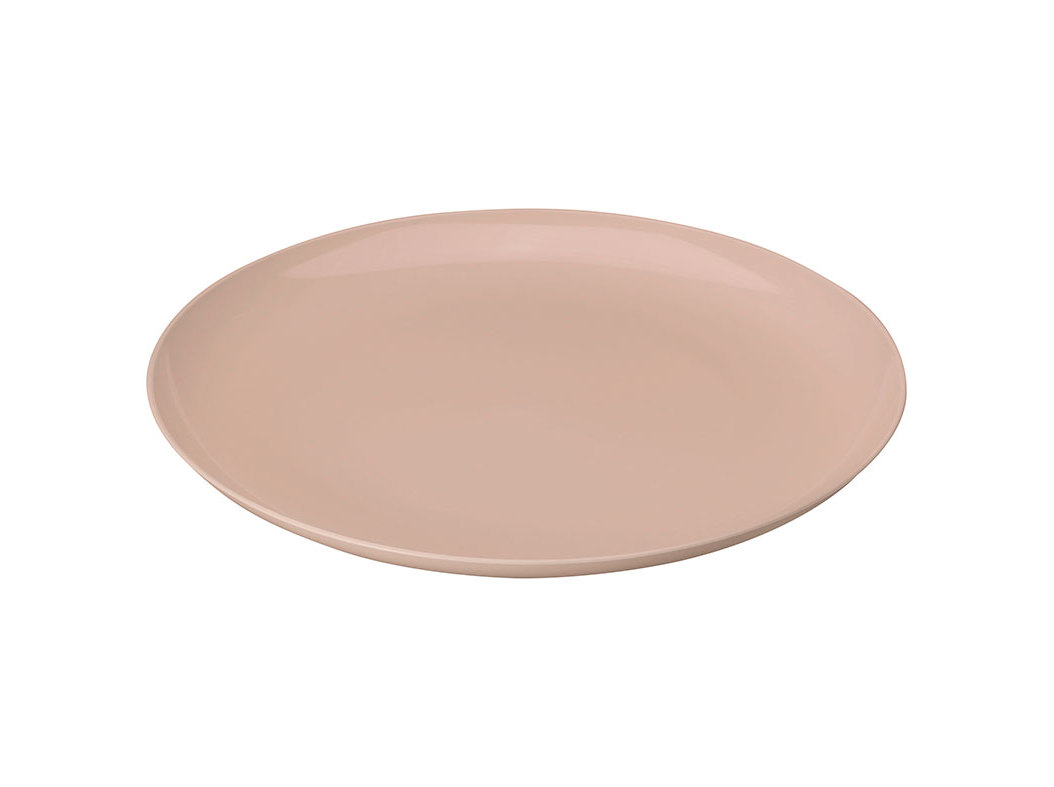 PRATO PLÁSTICO ACTUEL TAUPE REUTILIZ 21CM