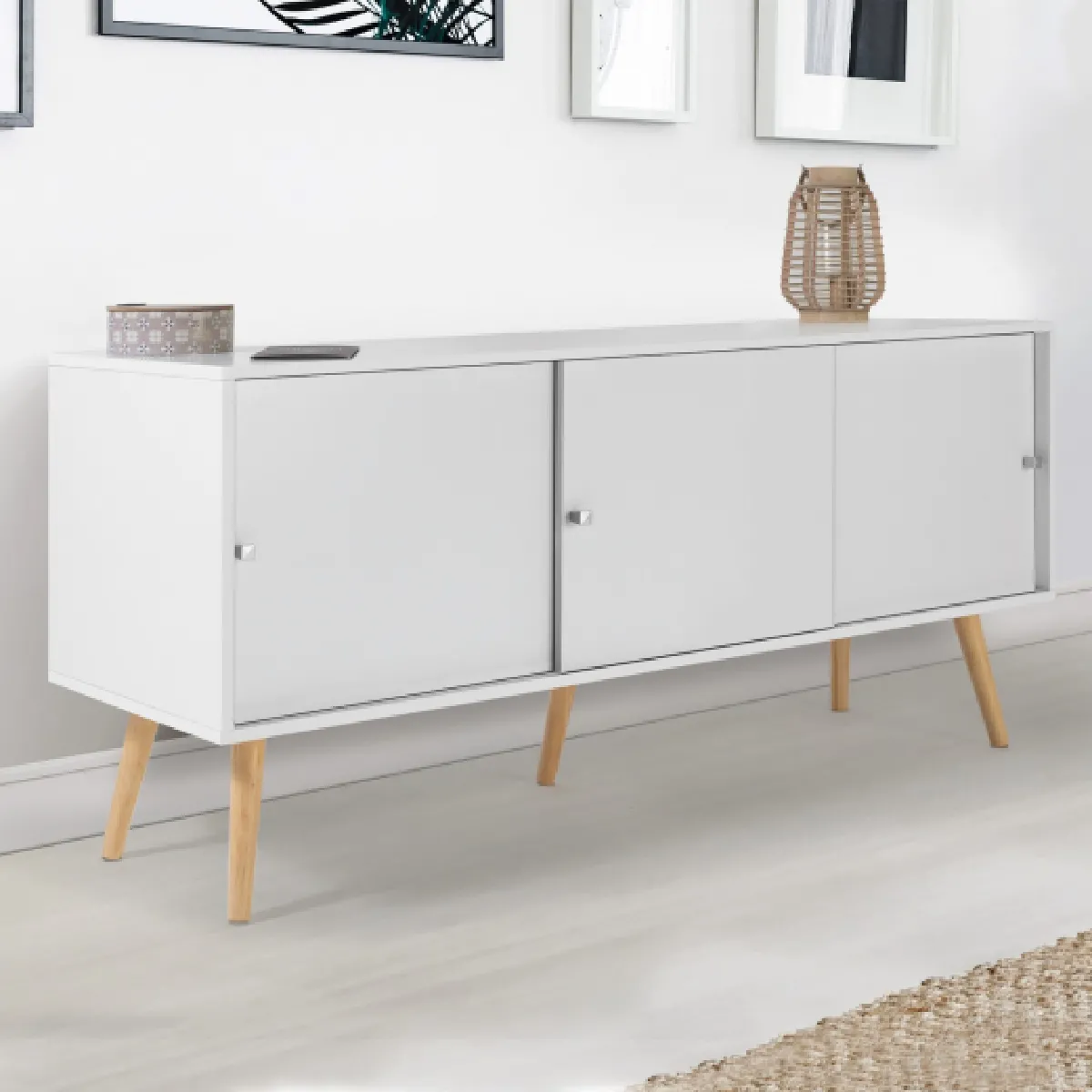 Idmarket market Buffet Bas Scandinave 135 cm EFFIE