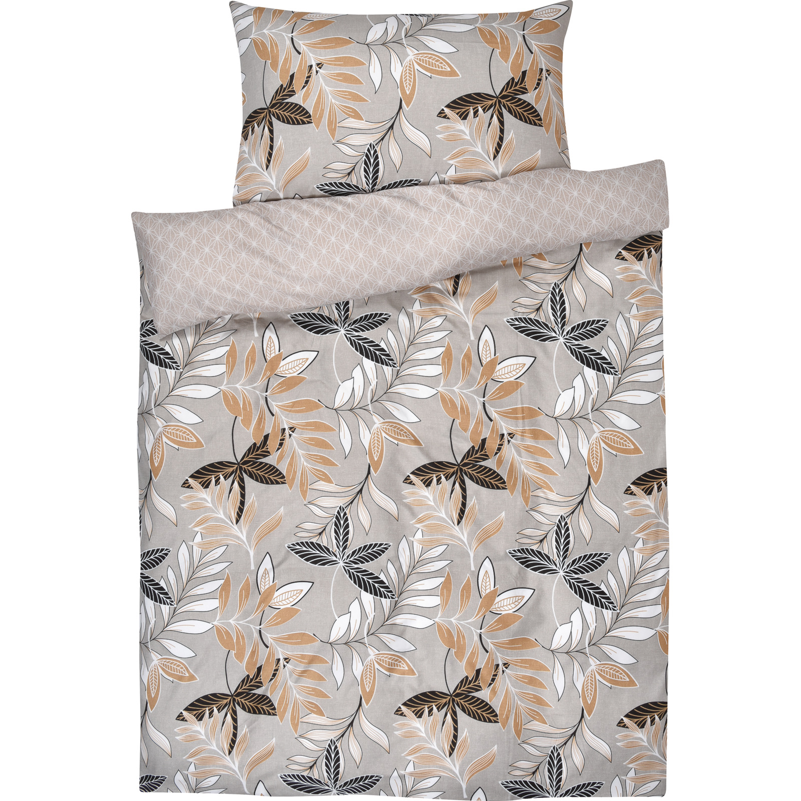 Bettwäsche mit Blättermotiv