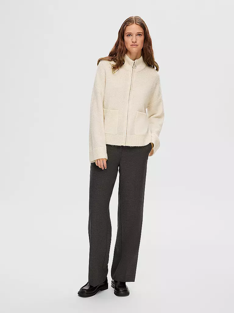 SELECTED FEMME Strickjacke SLFSIA  creme