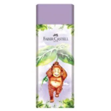 Faber-Castell Radierer Happy Jungle, 1 Stück, 4-fach sortiert