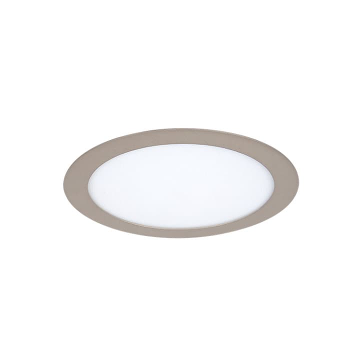 Spot encastrable Octave LED intégrée blanc neutre IP20 1300lm 14W Ø22,5xH.2,4cm argent GoodHome