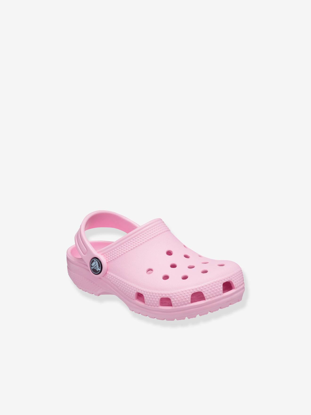 Tamancos Baby Classic Clog T CROCS™ amarelo claro lisos