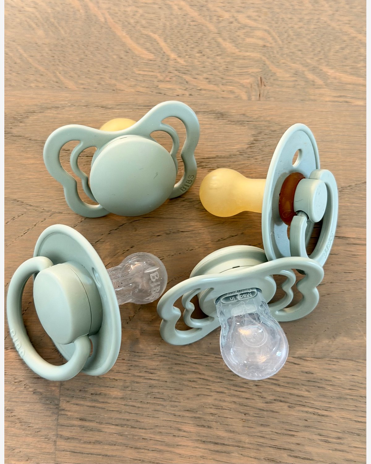 BIBS Try-it-Collection – Smokkepakke 4stk, Naturgummi | 0-6 mnd