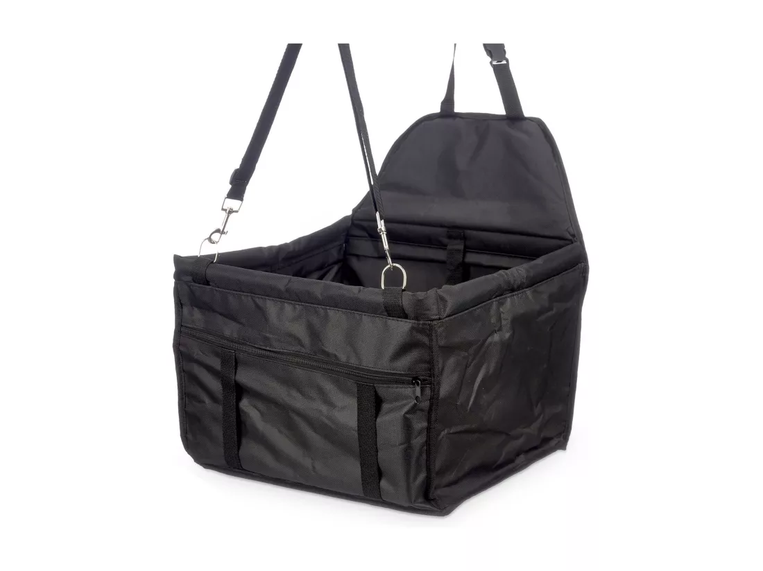 Panier de transport pour animaux en plastique noir 40x30x40cm