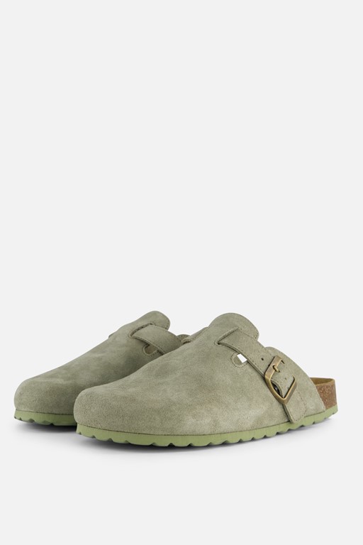 Ann Rocks Sandalen groen Suede