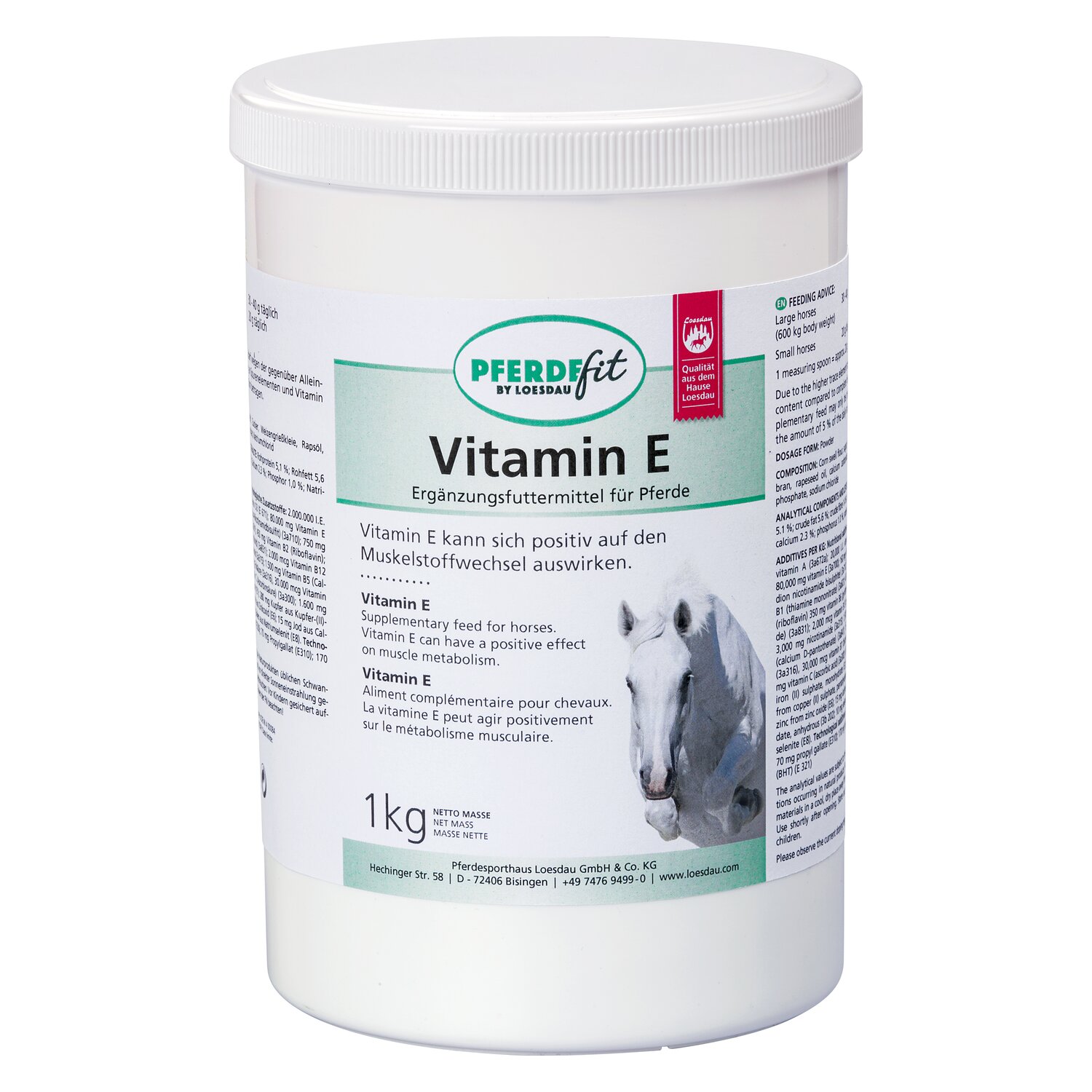 PFERDEfit by Loesdau Vitamin E  - 1 kg