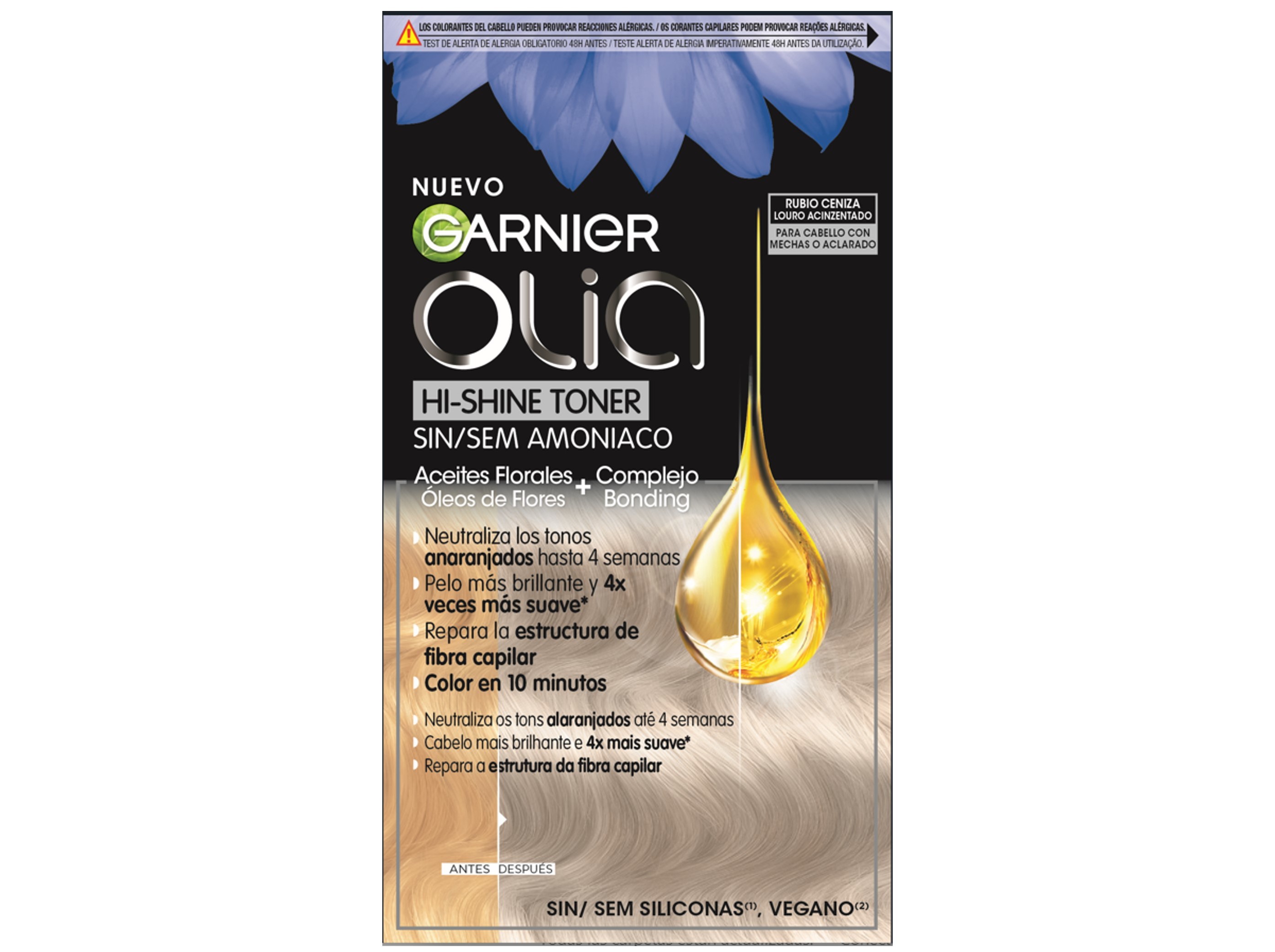 COLORAÇÃO OLIA GARNIER HI-SHINE TONER 9.1
