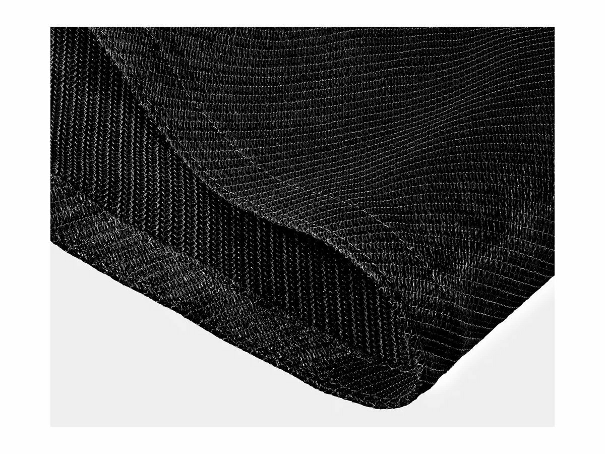 Platinum Coolfit 3x4m rechthoekig schaduwdoek - Zwart