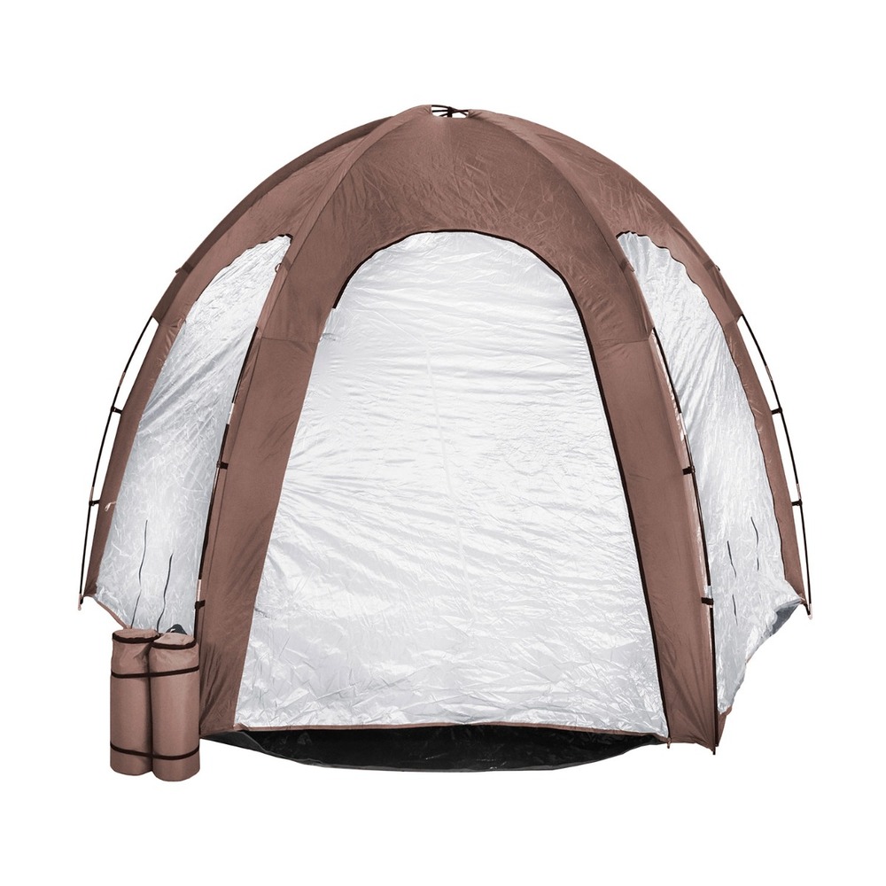Tente dôme abri de piscine et spa - 3.4m x 3.9m h2.2m