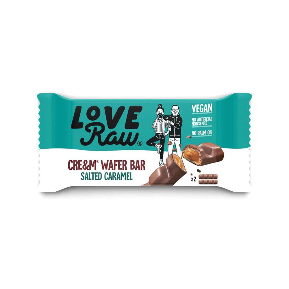 Love Raw Sjokolade med kjeks & salt karamellfyll