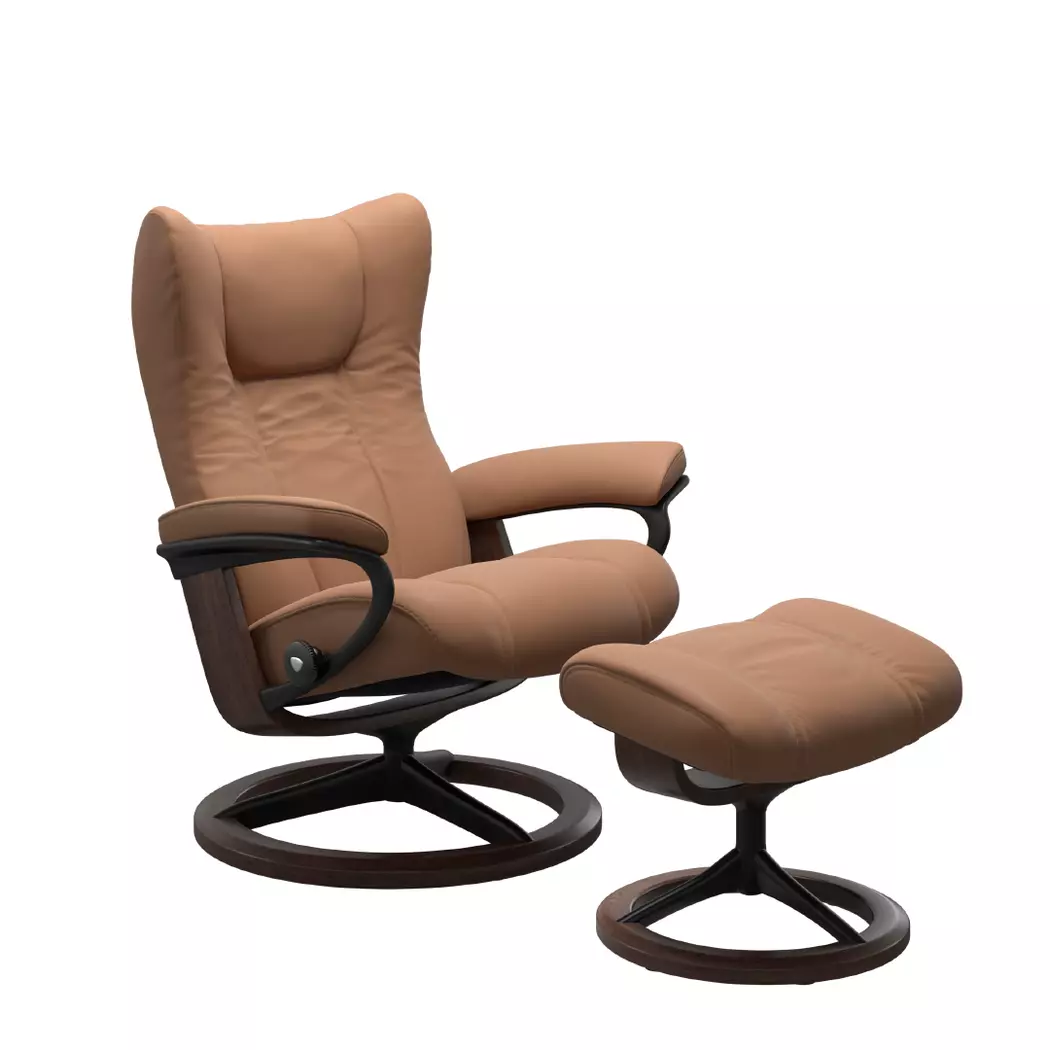 Sessel mit Hocker Wing Signature