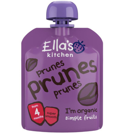 Ella’s Kitchen Pruimen knijpzakjes 4+ maanden bio (70 gr)