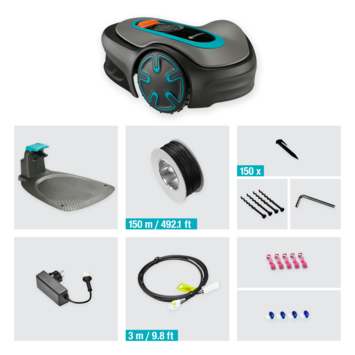 Gardena robotmaaier Sileno Minimo 250 m² inclusief Bluetooth