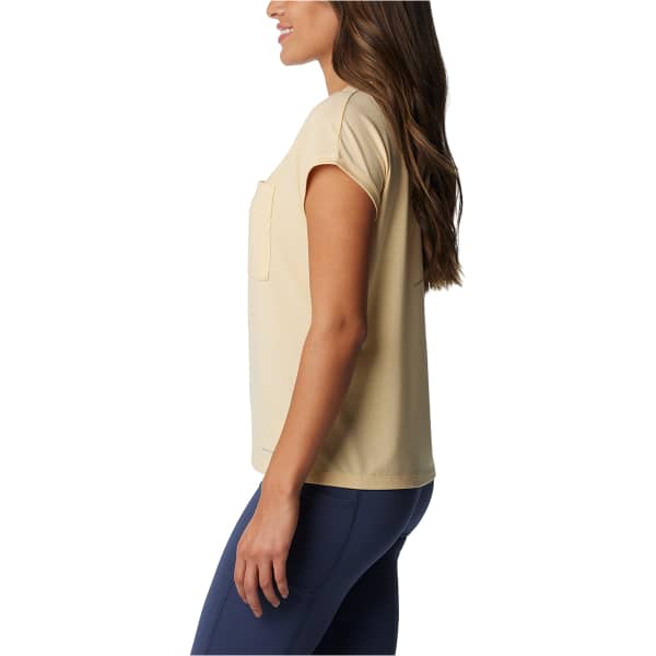T-shirt randonnée COLUMBIA W BOUNDLESS TREK SHORT SLEEVE TEE SUNKISSED