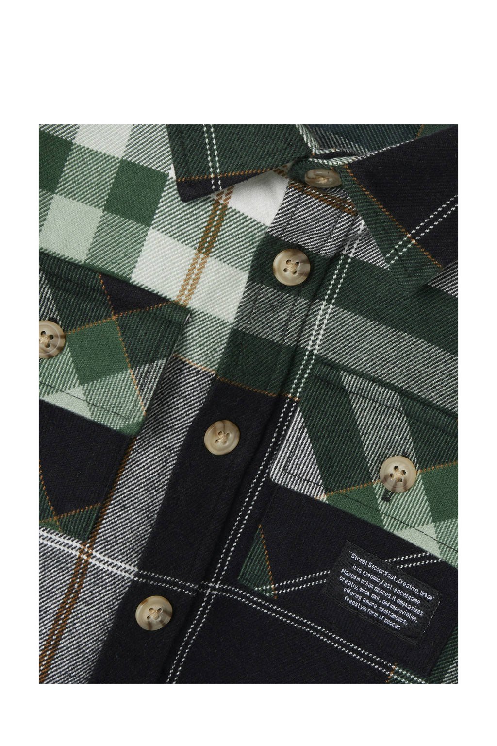 NAME IT MINI overshirt donkergroen