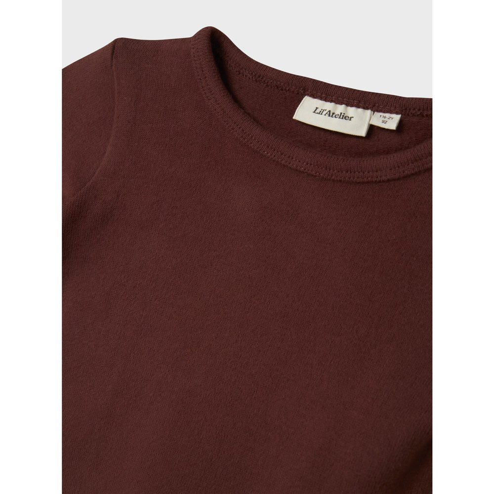 Køb Lil'Atelier Hot Chocolate Nmfthora Hir Ls Slim Top Lil