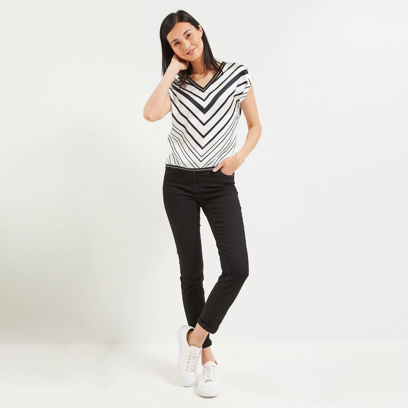 Blouse imprimée femme