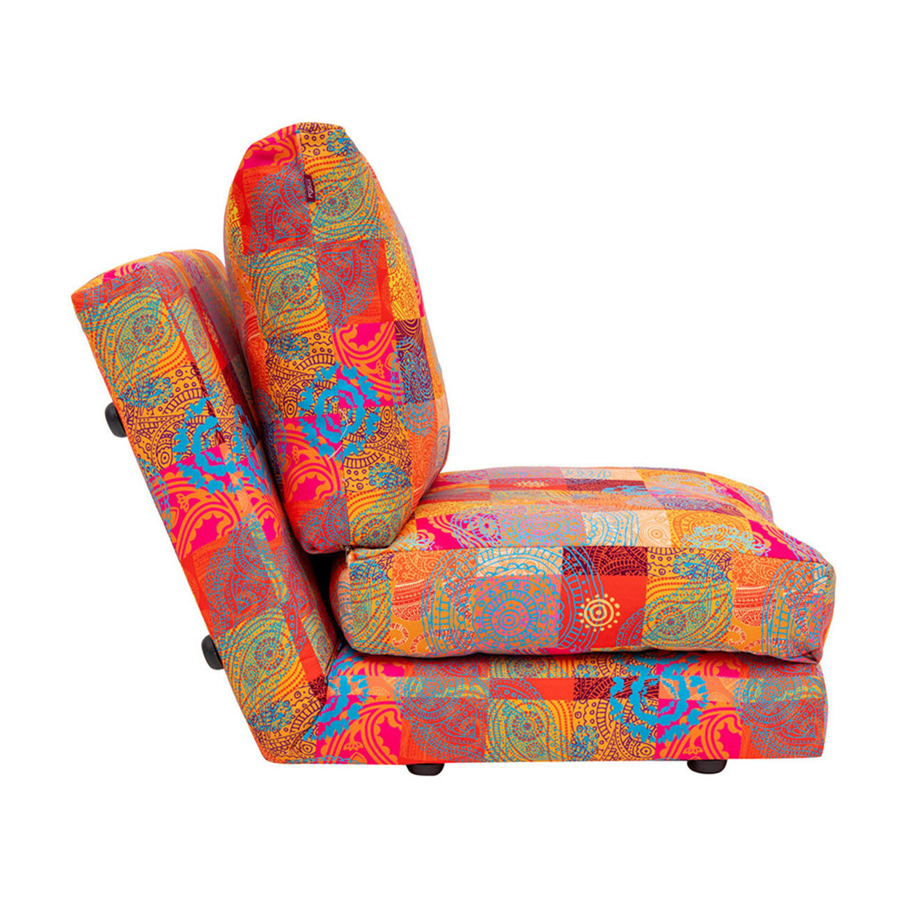 Homitis Fauteuil convertible Taida multicolore - 60x68x26 cm