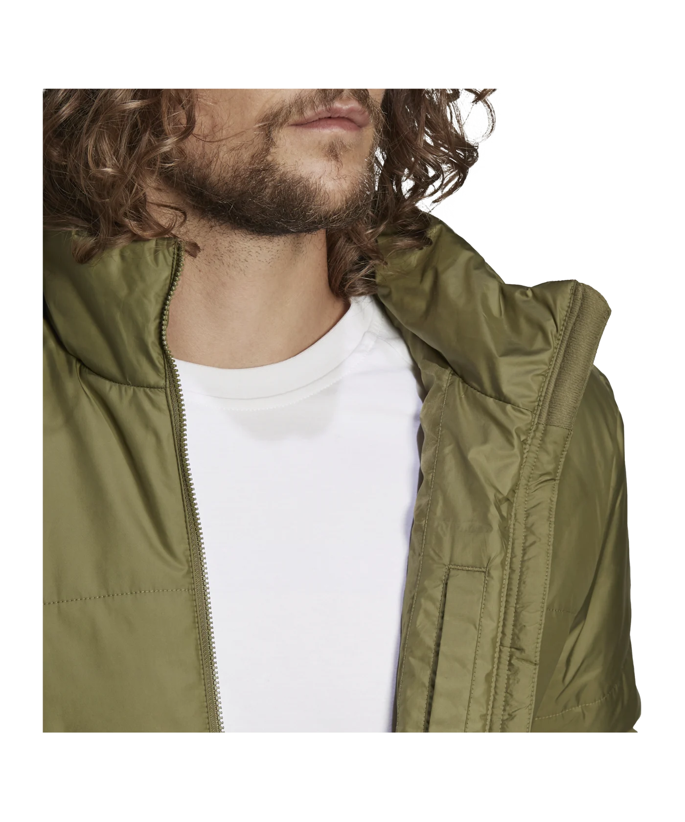 adidas BSC 3 Stripes Insulated Winterjacke Grün