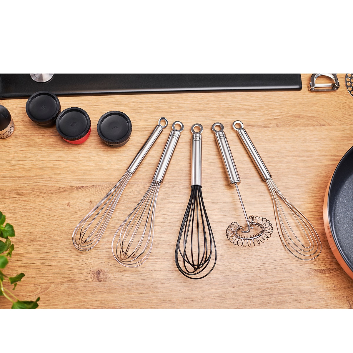 Rösle Whisk flat 27 cm Steel