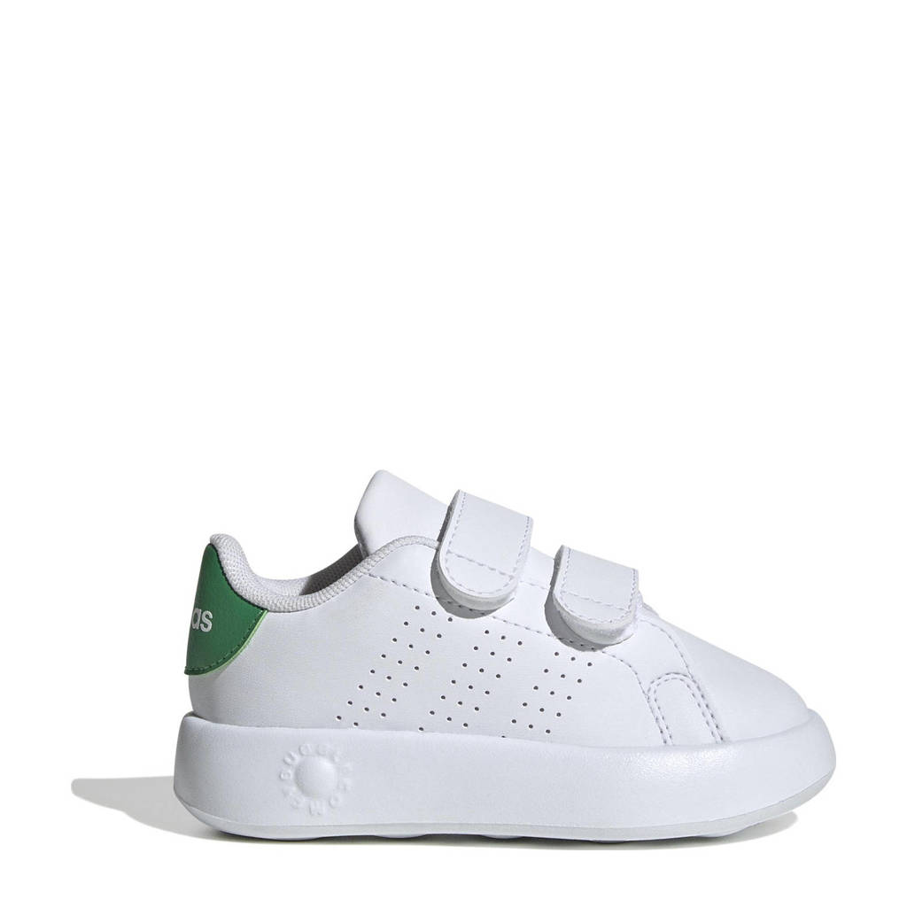 adidas Advantagesneakers wit/groen