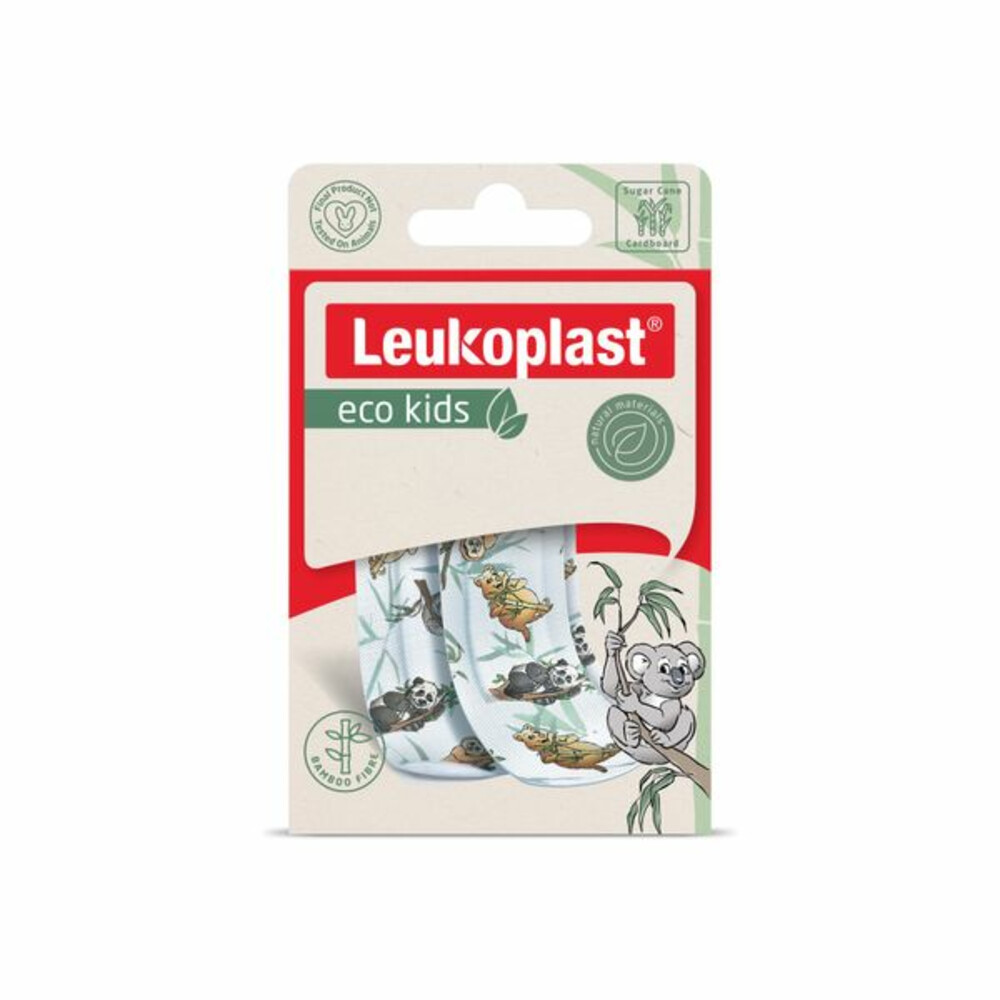 Leukoplast Eco Pleisters Kids 8 x (19x72mm) en 4 x (38x72mm)12 stuks
