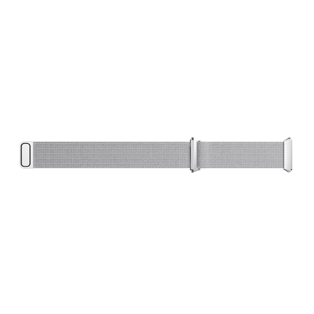 Fitbit Ionic Edelstahl Armband Milanaise Magnetverschluss (Gelenkumfang 145-241mm) - Silber