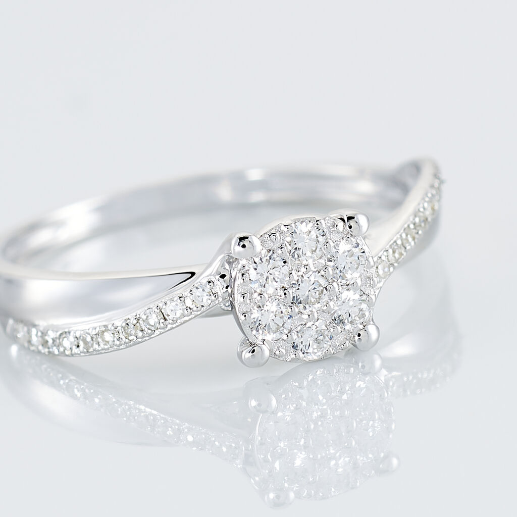 Bague Hebe Or Blanc Diamant