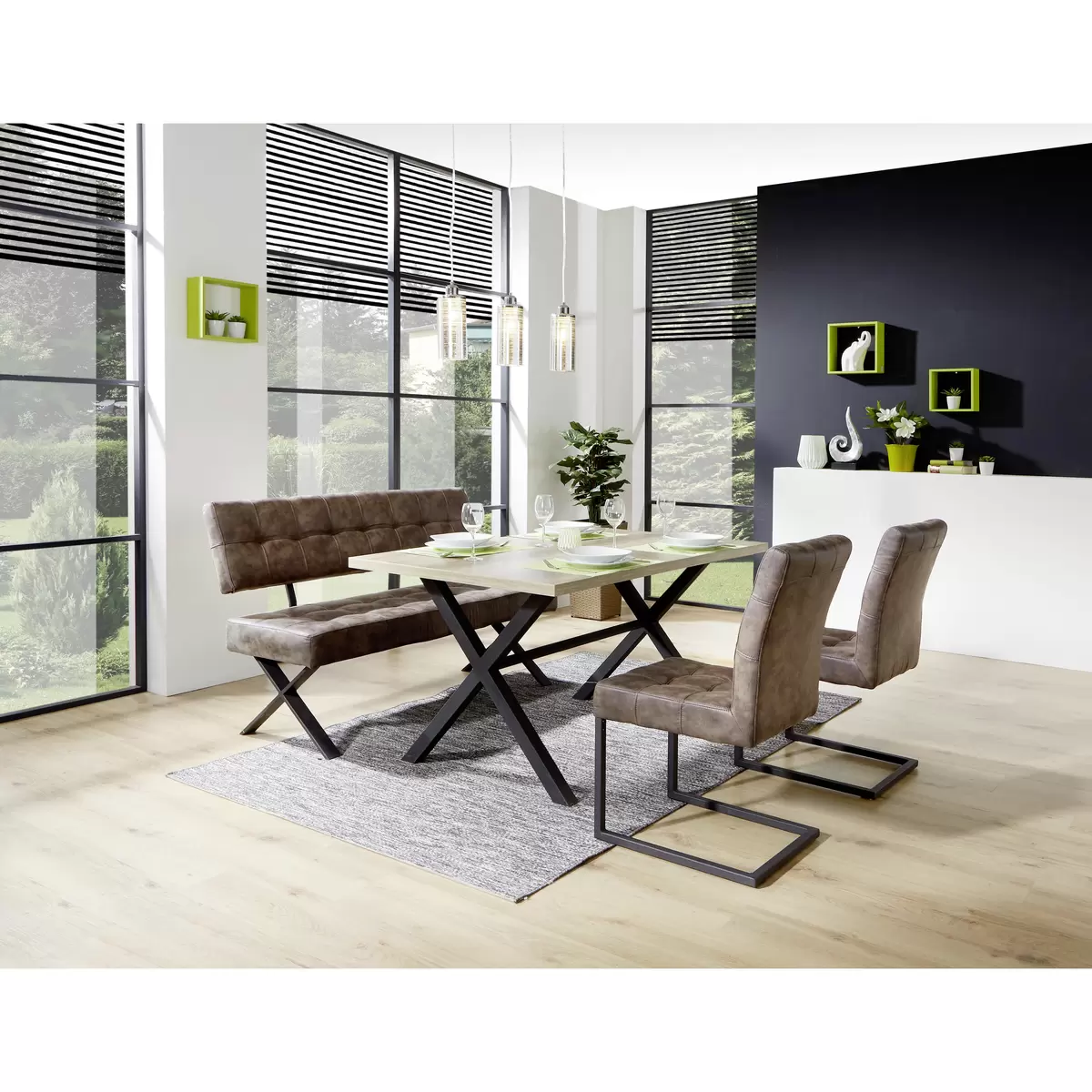 Sitzbank Donna Braun