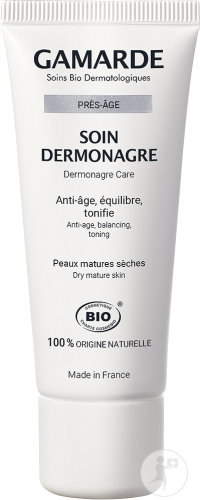 Gamarde Près-Âge Soin Dermonagre Peaux Matures Sèches Bio Tube 40g