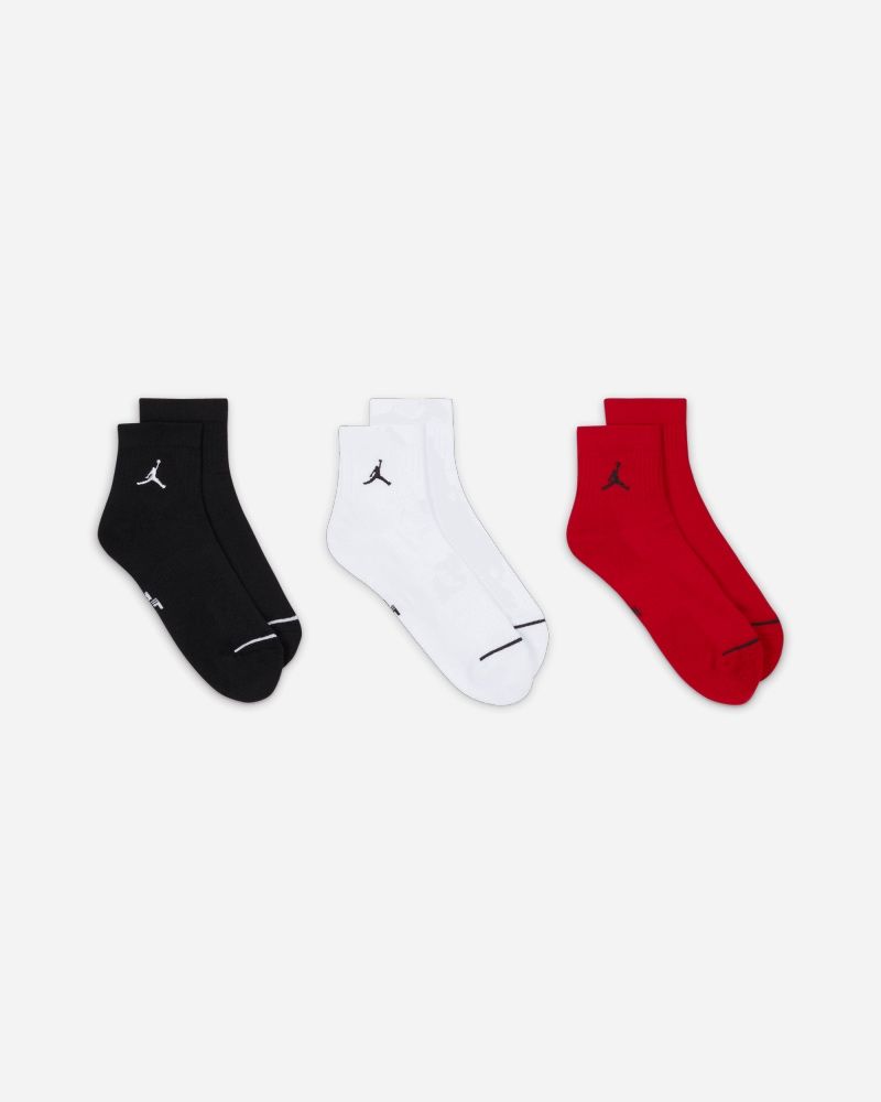 Lot de paires de chaussettes Nike Jordan Noir/Blanc/Rouge