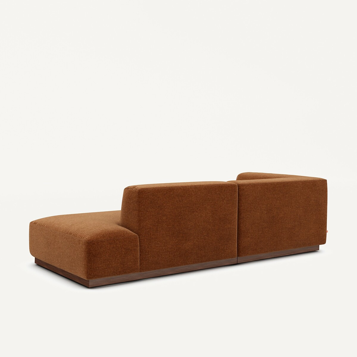 AM.PM<br>Sofá de canto esquerdo em veludo chenille, Jacopo
