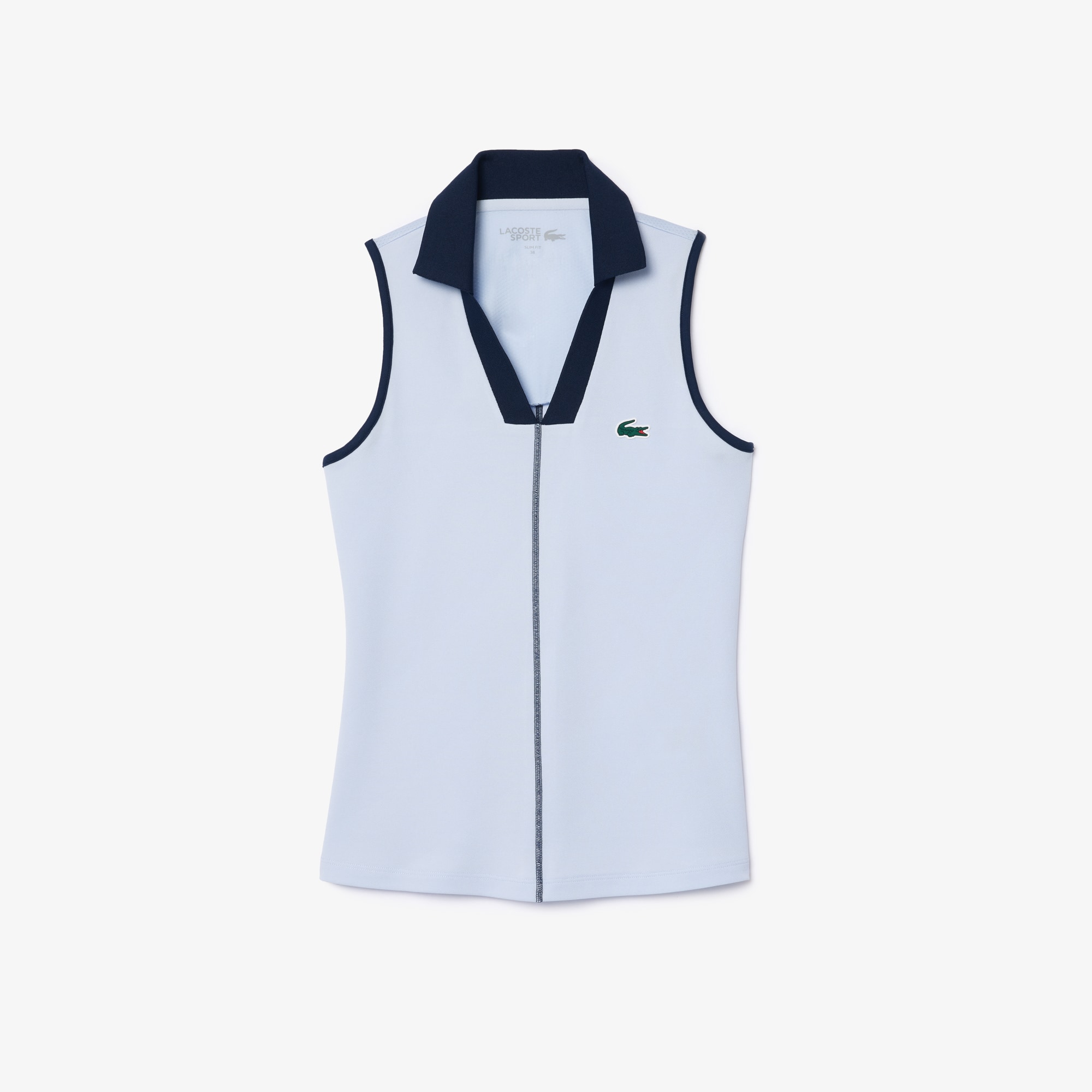 Polo Tennis Ultra-Dry Manches Courtes - Bleu - Lacoste - Femme