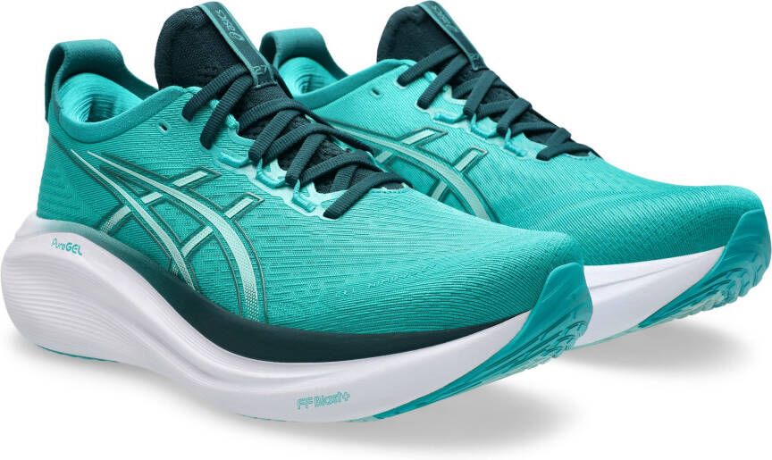 ASICS Superblast. Hardloopschoenen Unisex-AURORA GROENE BLAUWE UITSTRALING