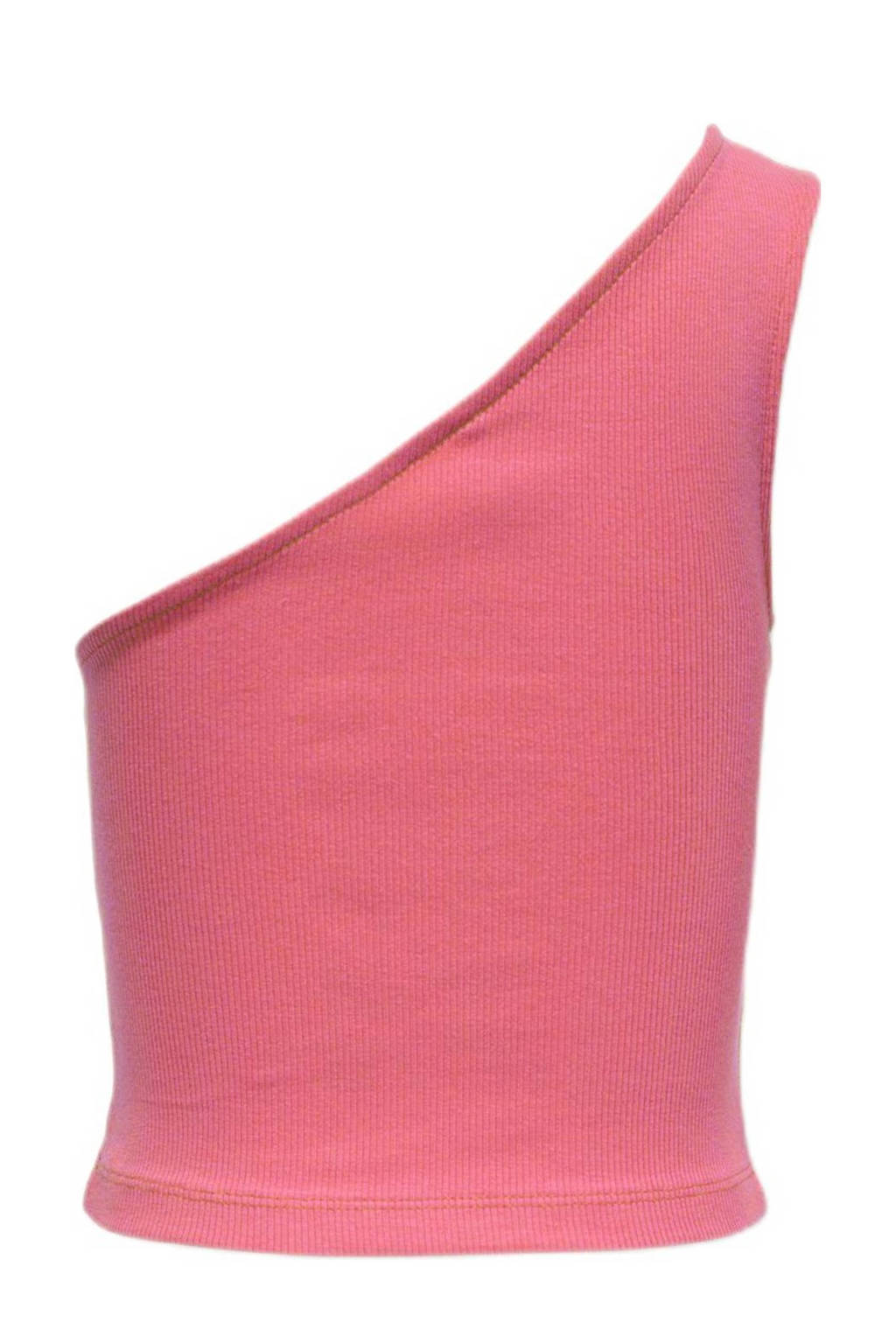 ONLY one shoulder top KOGNESSA koraalroze