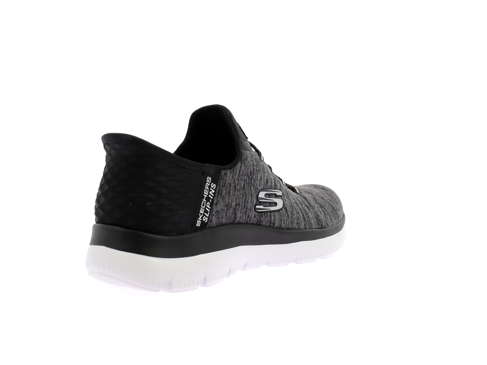 Skechers-SUMMITS DAZZLING HAZE Matières combinées Noir Gris
