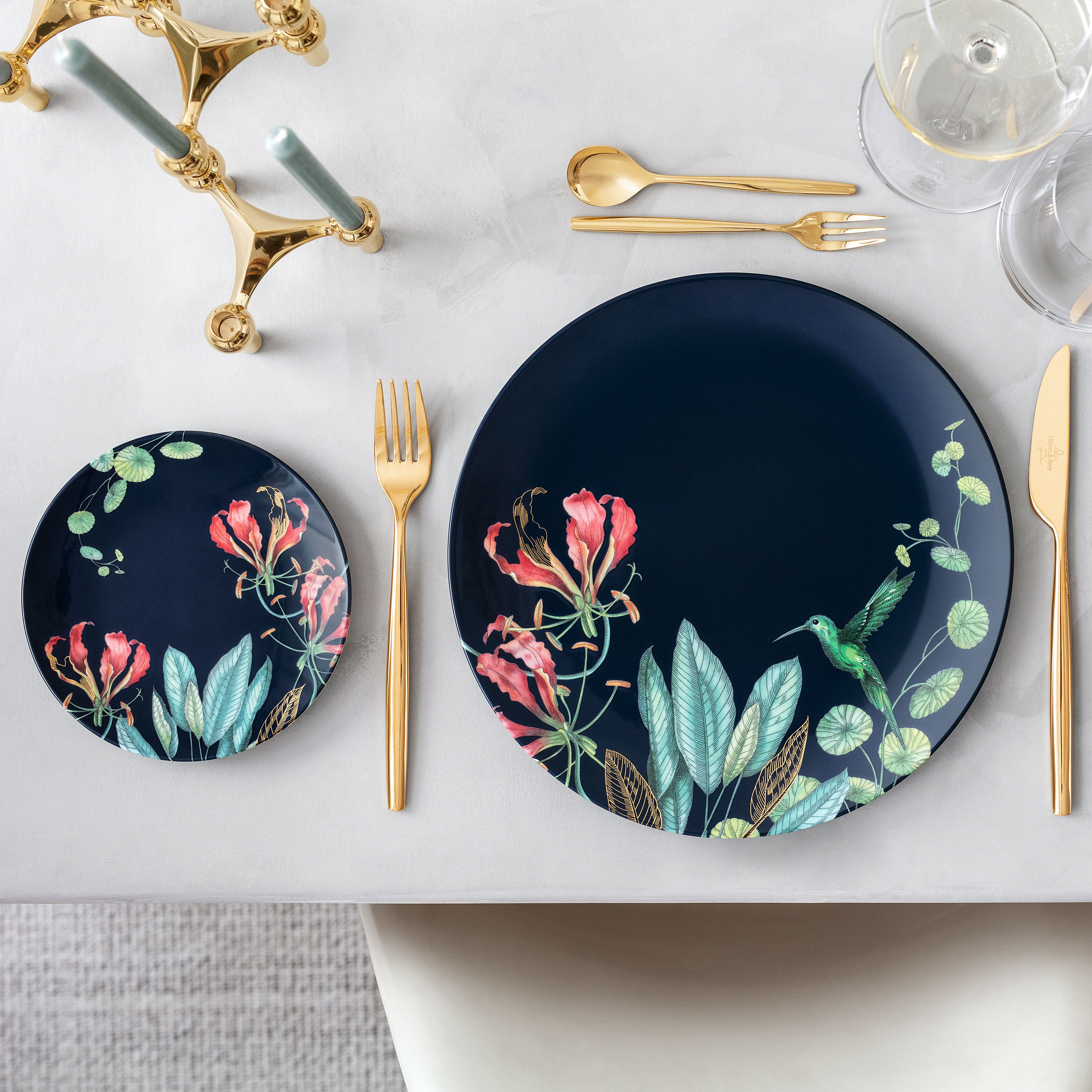 Avarua Bread plate Multi-colored, 6.3'', Premium Bone Porcelain