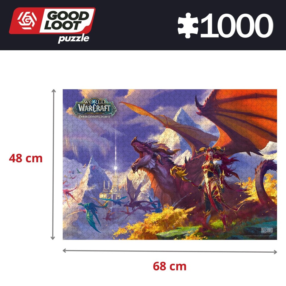 Good Loot - Gaming Puzzle: World of Warcraft Dragonflight Alexstrasza Puzzles - 1000