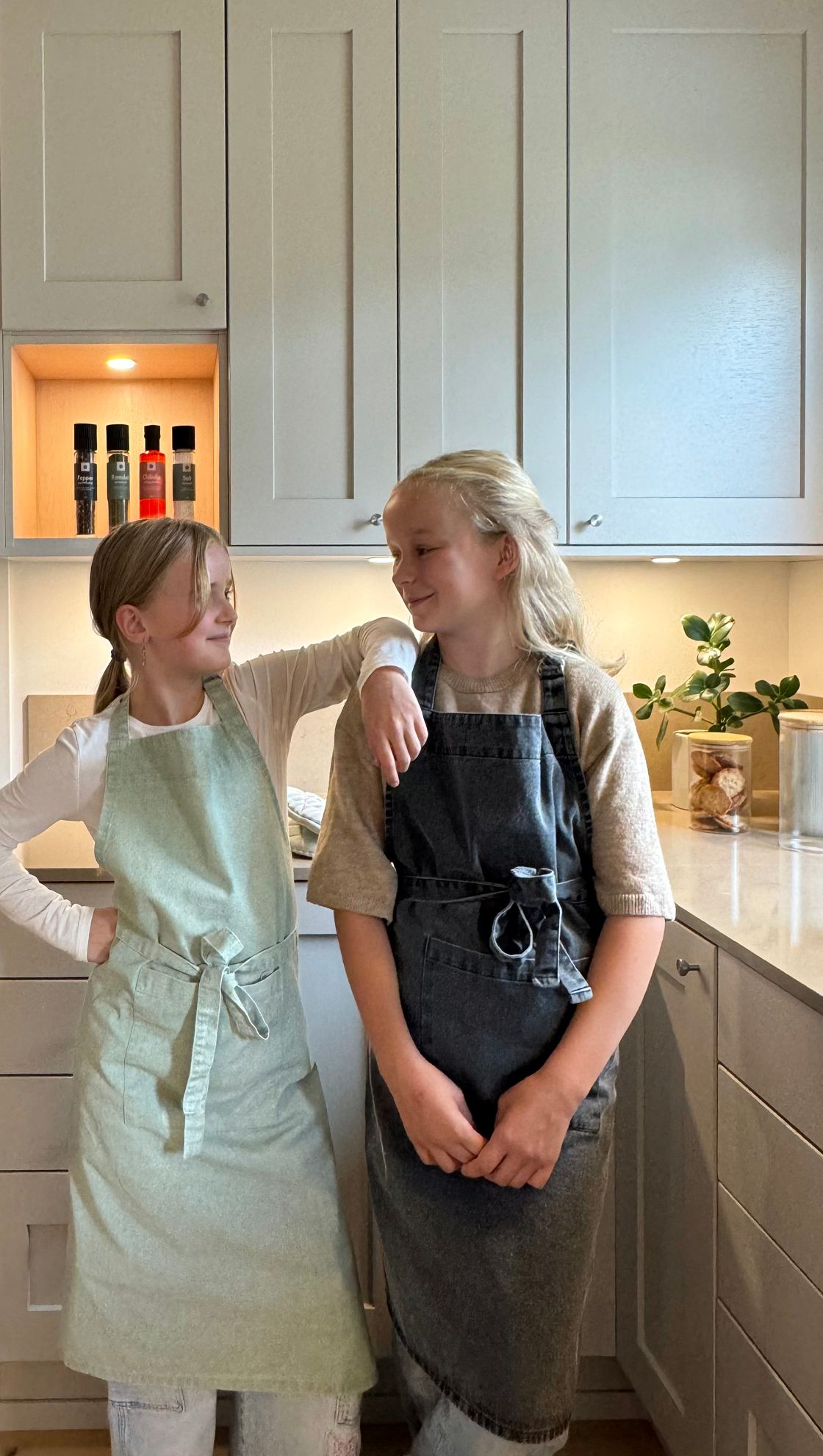 Kulinar forkle 8-14 år grønn