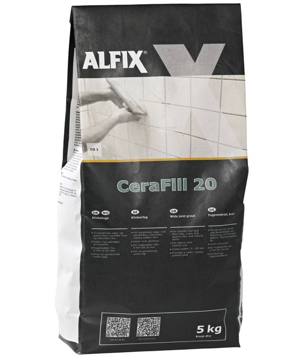 Alfix CeraFill Rustiqfuge 20 klinkefuge - grå