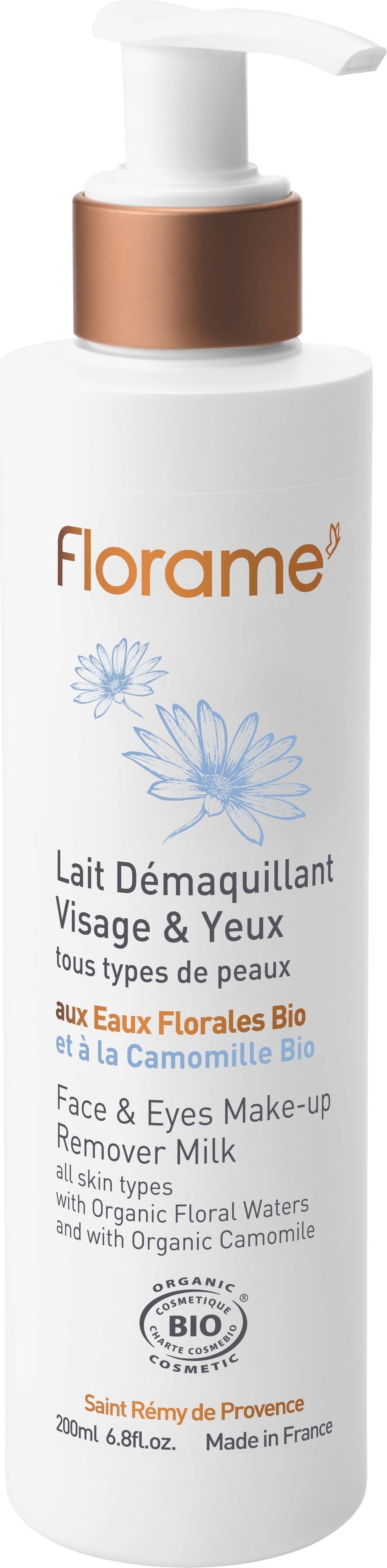 Florame  Reinigungsmilch Gesicht & Augen, 200 ml